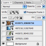 Layer visibility
