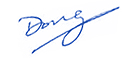Doug's signature